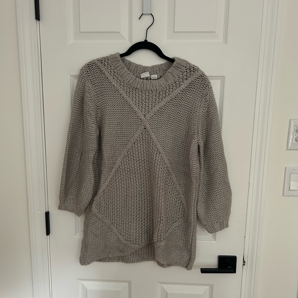 Some Days Lovin grey sweater, size small